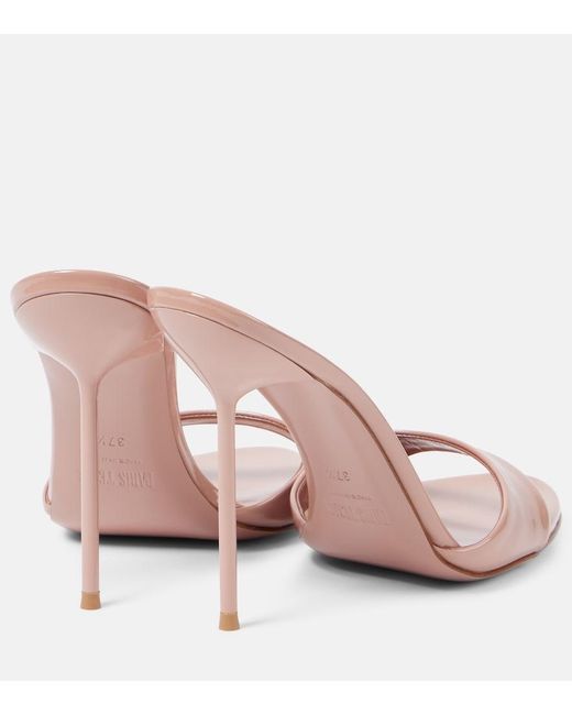 Paris Texas Pink Lidia 105 Patent Leather Mules