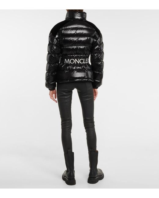 Moncler Black Celepine Nylon Down Jacket