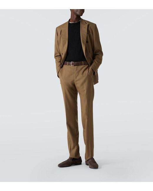 Zegna Black Wool Sweater for men
