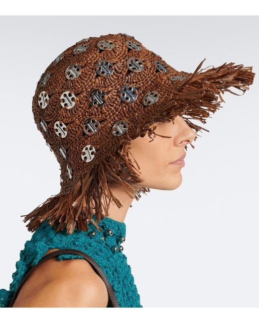 Cappello Da Pescatore di Rabanne in Brown
