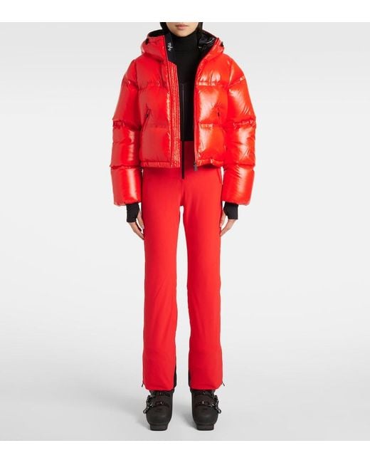 Aztech Mountain Red Bella High-Rise Ski Pants