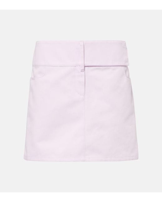 Courreges Pink Belted Miniskirt