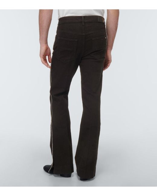 Amiri Verzierte Flared Jeans in Black für Herren