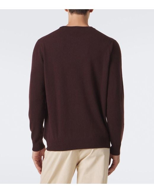 Pull En Cachemire Kiton pour homme en coloris Brown