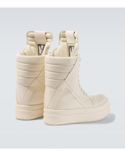 Sneakers Mega Geobasket di Rick Owens in Natural da Uomo