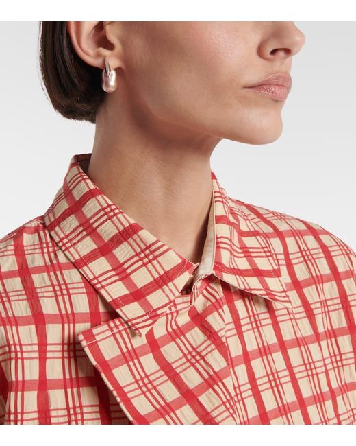 Bottega Veneta Pink Ohrringe Pearl Small Aus Sterlingsilber Mit Barockperlen