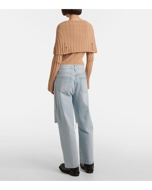 Citizens of Humanity Blue Miro High-Rise Wide-Leg Jeans