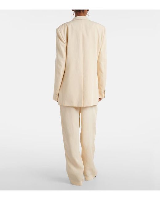 Stella McCartney Natural Oversized Blazer