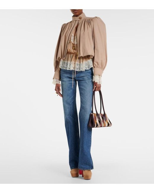 Christian Louboutin Brown Loo Booty 130 Suede Platform Boots