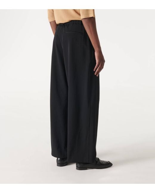 The Row Gray Baylor Wool Wide-leg Pants for men