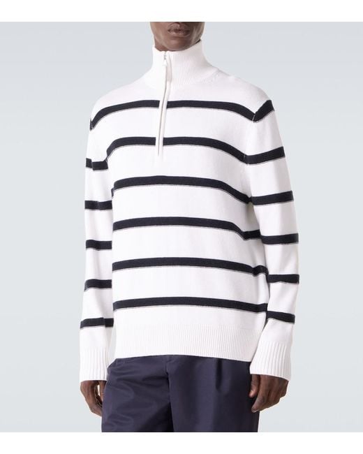 Pullover di Allude in White da Uomo