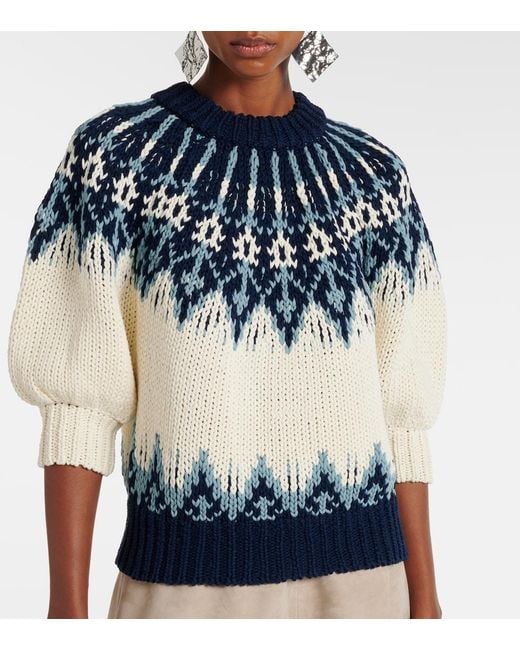 Jersey De Algodon Altuzarra de color Blue