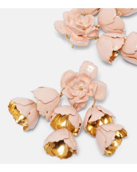Pendientes Flower Cloud Chloé de color Pink