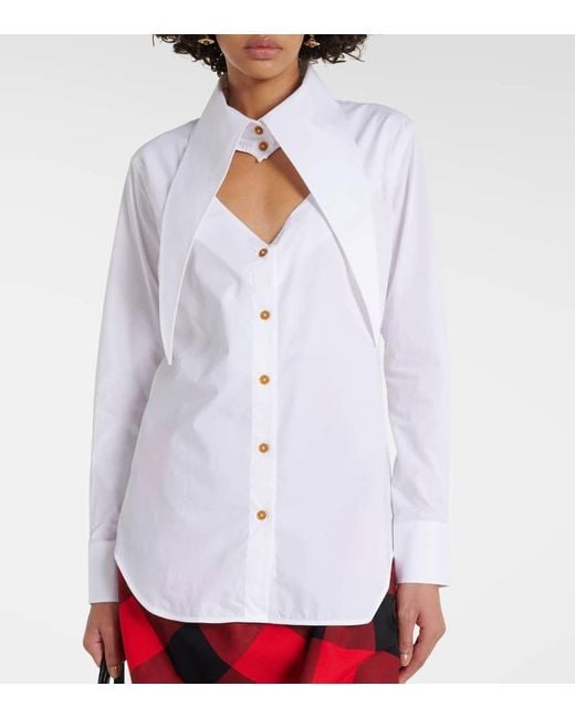 Vivienne Westwood White Hemd aus Baumwolle