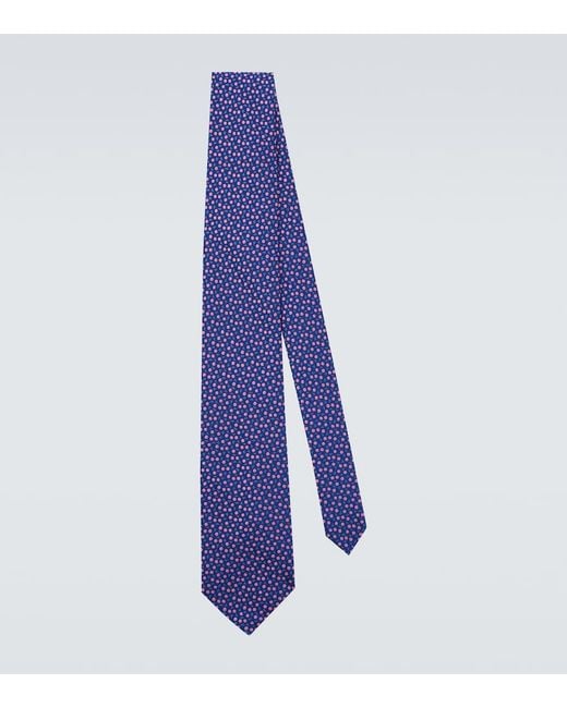 Cravatta di Charvet in Purple da Uomo