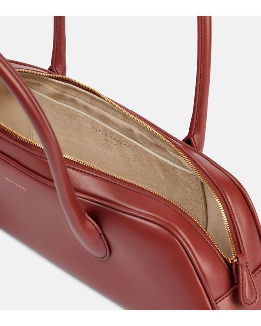 Magda Butrym Red Brigitte Small Leather Tote Bag