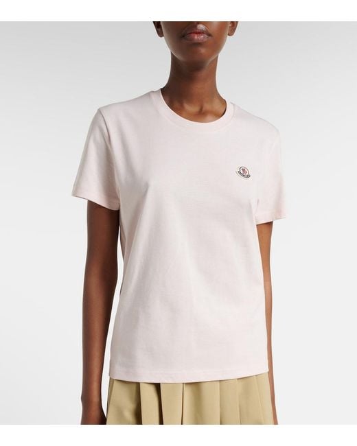 Moncler Pink Set Of 3 Cotton Jersey T-Shirts