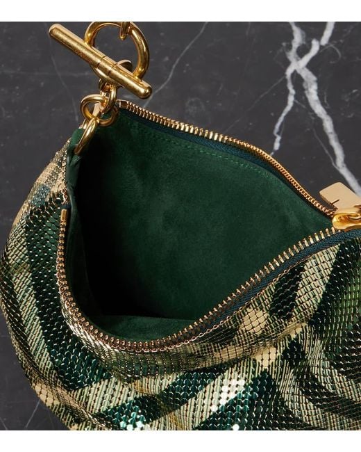 Borsa A Spalla Eve Check di Burberry in Green