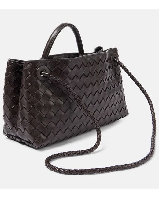 Bottega Veneta Black East-West Andiamo Leather Tote Bag