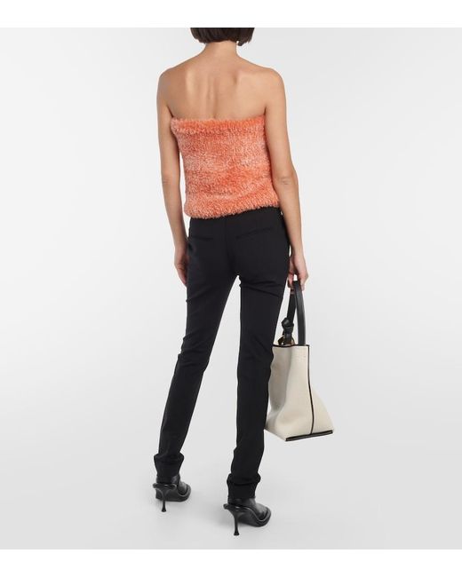 J.W. Anderson Orange Cropped Tube Top