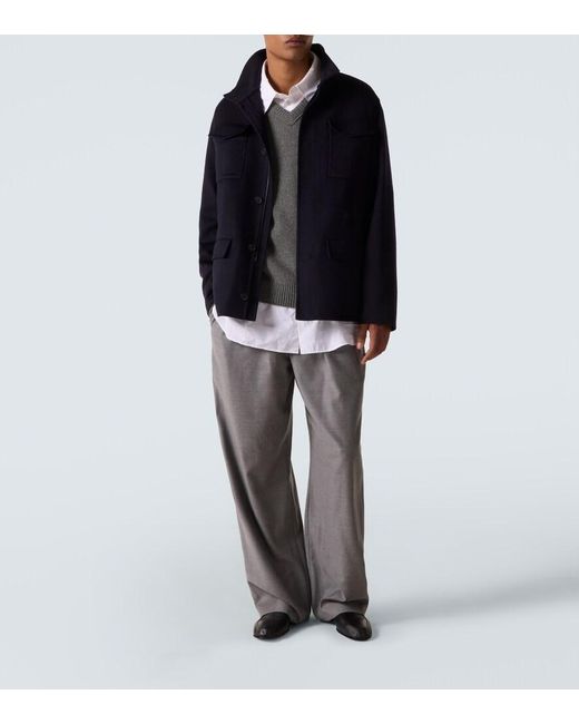 The Row Blue Tanith Cashmere Jacket for men
