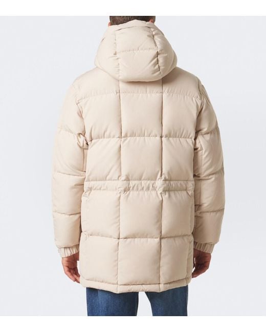 Moncler Natural Silmara Hooded Down Jacket for men
