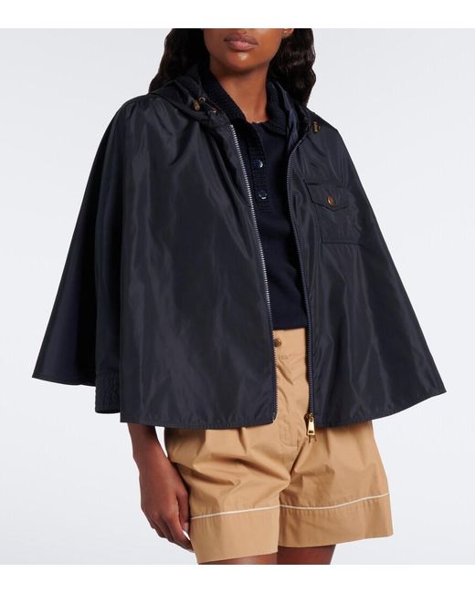 Capa Con Capucha Moncler de color Black