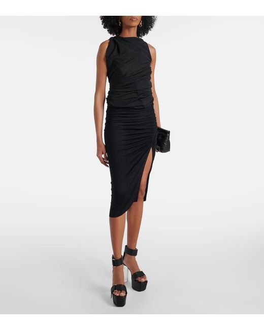 Falda Midi Lilies Svita Rick Owens de color Black