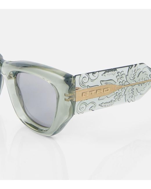 Etro Gray Cat-Eye Sonnenbrille