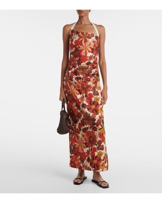 Abito Midi Castella di Sir in Red