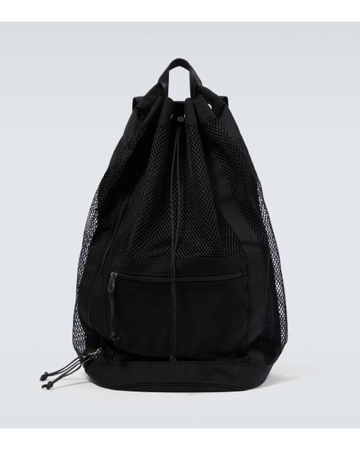 Auralee Black X Aeta Large Mesh Backpack for men