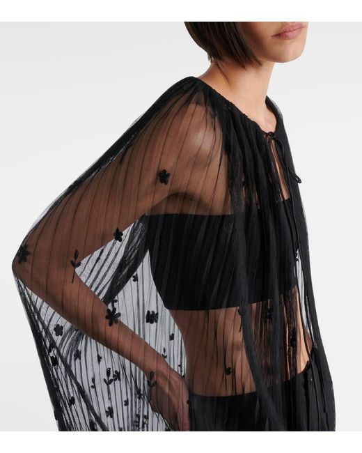 Totême  Black Besticktes Cape Aus Tuell