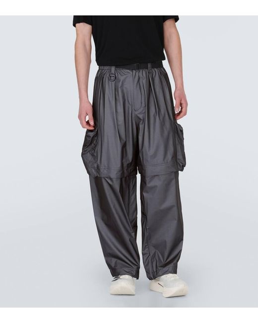 Y-3 Gray Gore-tex® Convertible Cargo Pants for men