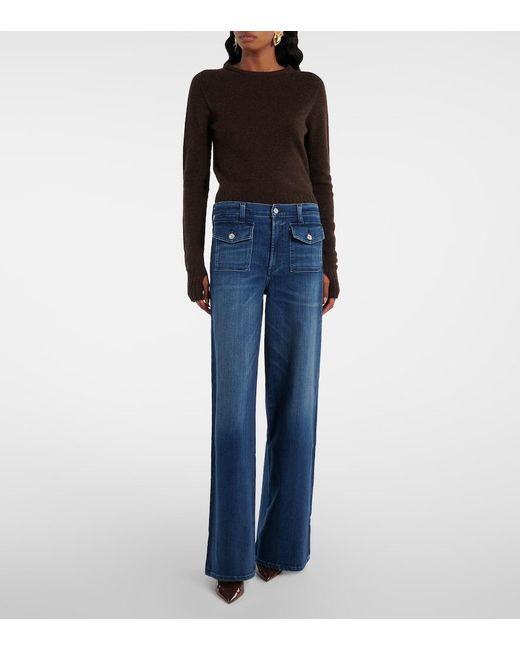 Citizens of Humanity Blue Raven Wide-Leg Jeans