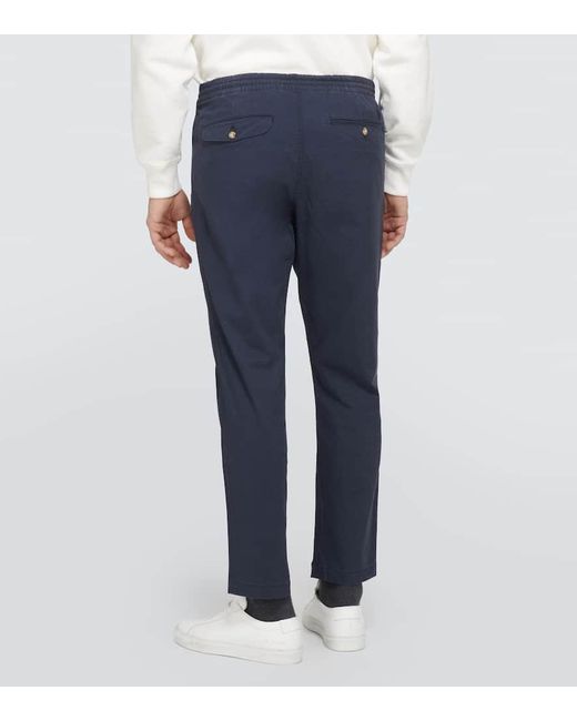 Polo Ralph Lauren Gerade Hose aus einem Baumwollgemisch in Blue für Herren