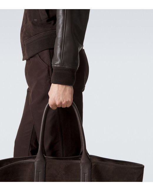 Tom Ford Black Leather Jacket for men