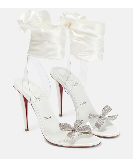 Tabitha Simmons PVC Sandals - White Sandals, Shoes - TAB33374 | The RealReal