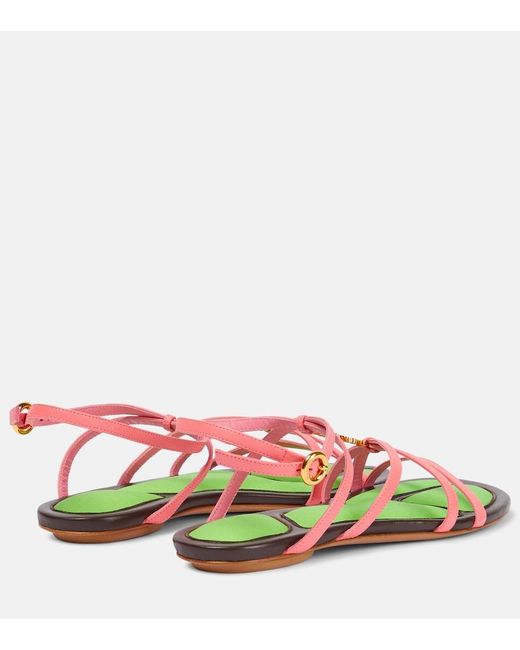 Jacquemus Multicolor Pralu Flat Sandals