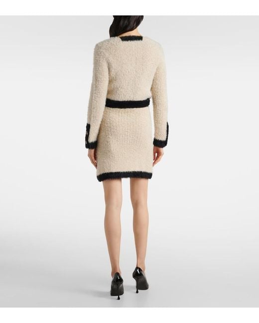 Nina Ricci Black Tweed Miniskirt