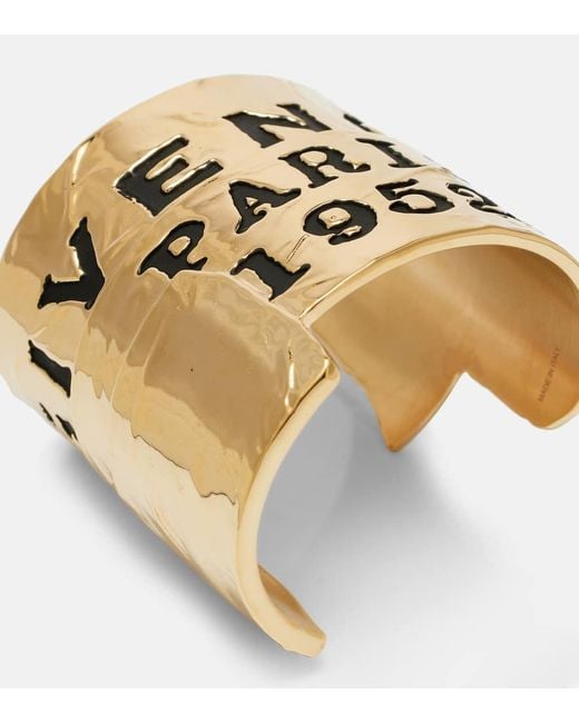 Givenchy Metallic Tape Cuff Bracelet