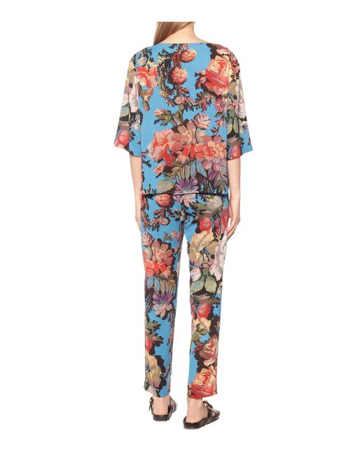 dries van noten floral top