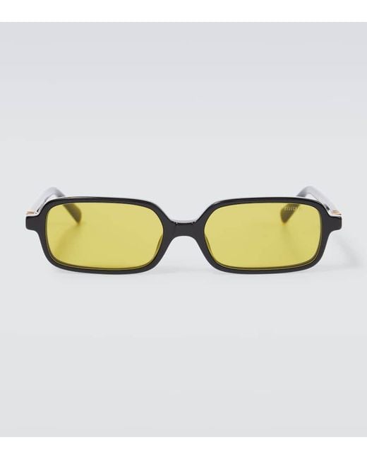 Gafas De Sol Rectangulares Miu Regard Miu Miu de hombre de color Yellow