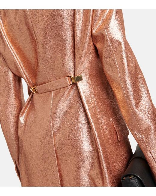 Tom Ford Brown Iridescent Sable Blazer