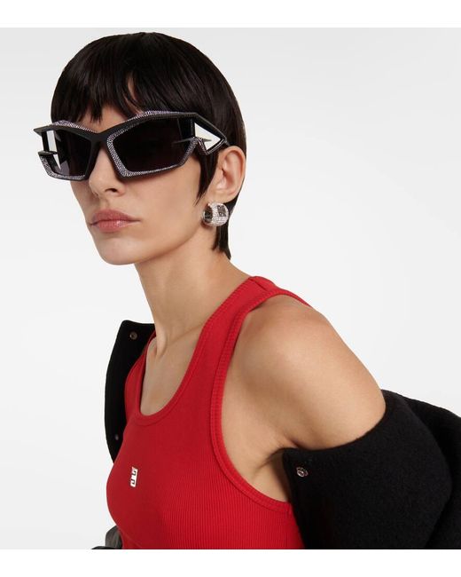 Givenchy Black Giv Cut Sunglasses