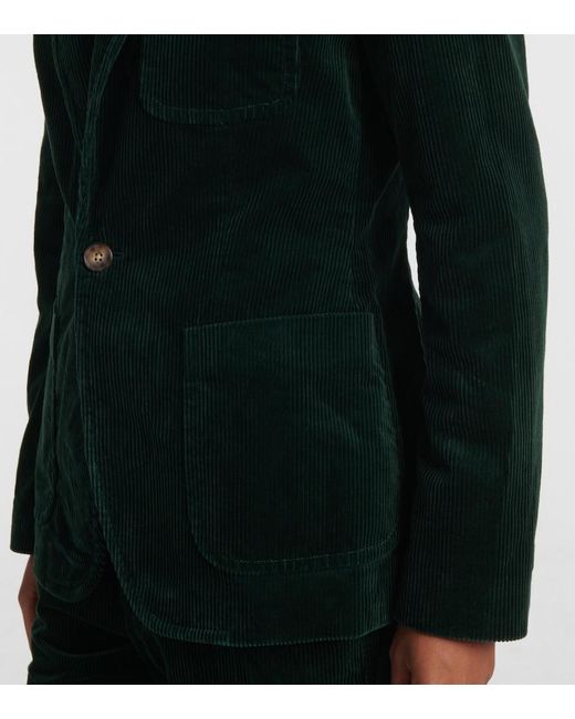 Polo Ralph Lauren Green Cotton Corduroy Blazer