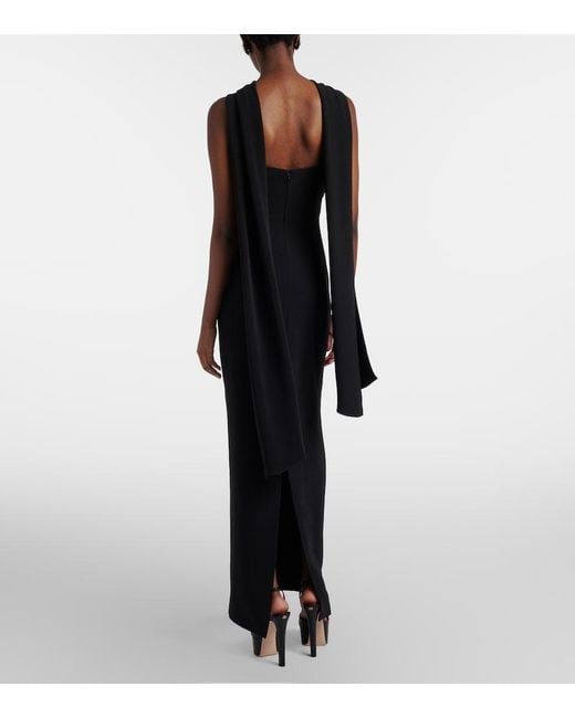 Solace London Black Rona Gown