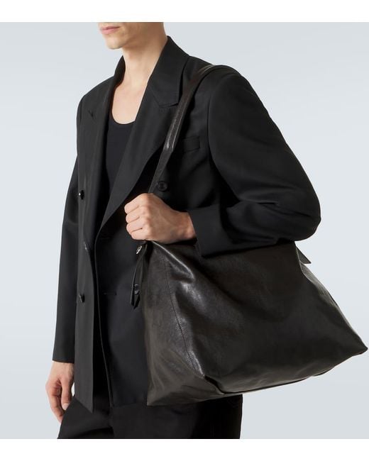 Lemaire Schultertasche Belted Aus Leder in Black für Herren