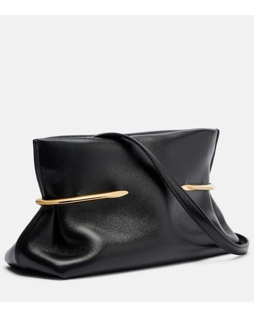 Givenchy Black Pinch Mini Leather Clutch