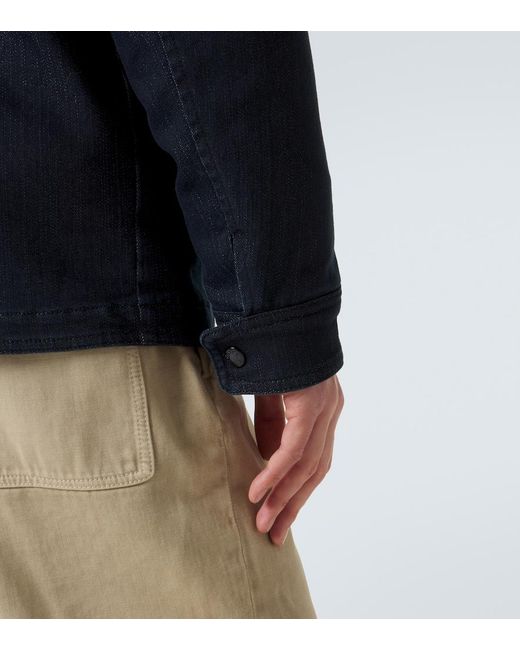 Moncler Blue Haderu Denim Jacket for men