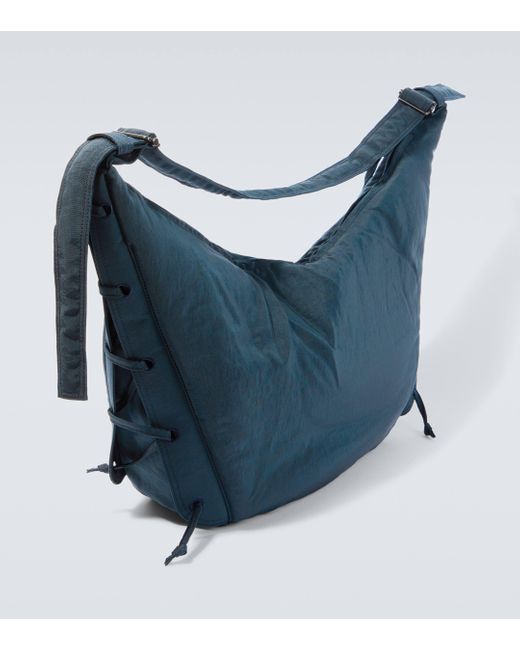 Lemaire Blue Soft Game Shoulder Bag for men